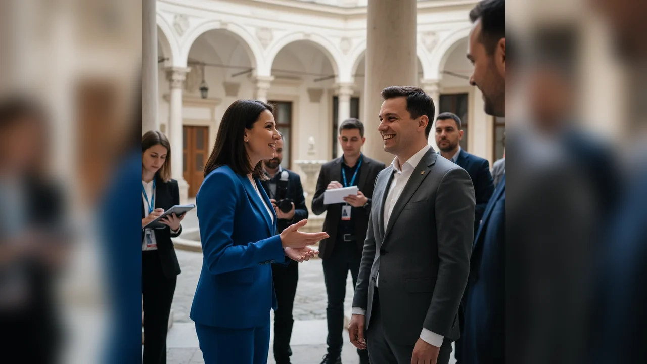 Anamaria Gavrilă îl laudă pe Nicuşor Dan la Cotroceni