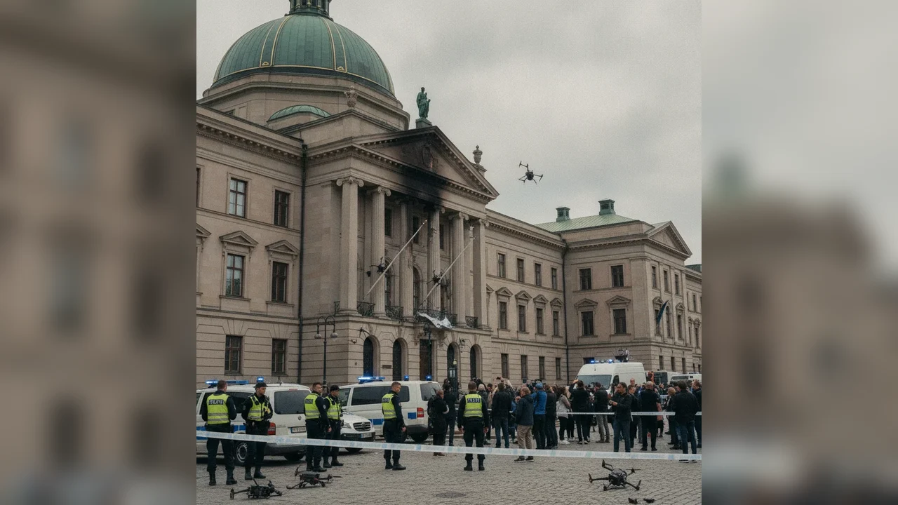 Atac cu drone la Ambasada Rusiei din Suedia