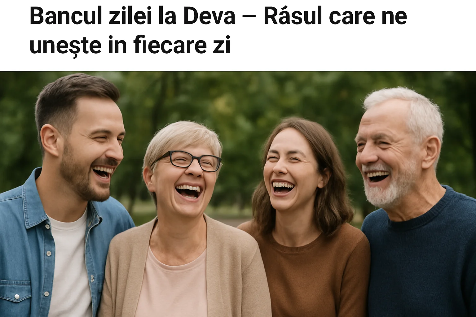 Bancul zilei la Deva – Râsul care ne unește în fiecare zi