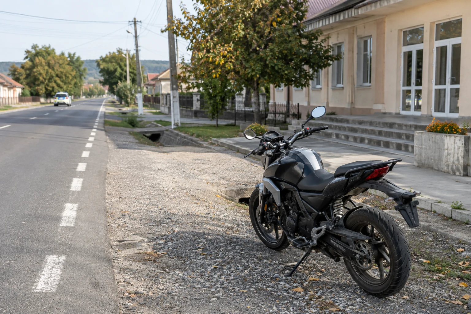 Bretea Română: minor de 14 ani, pe motocicletă neînmatriculată, fără permis