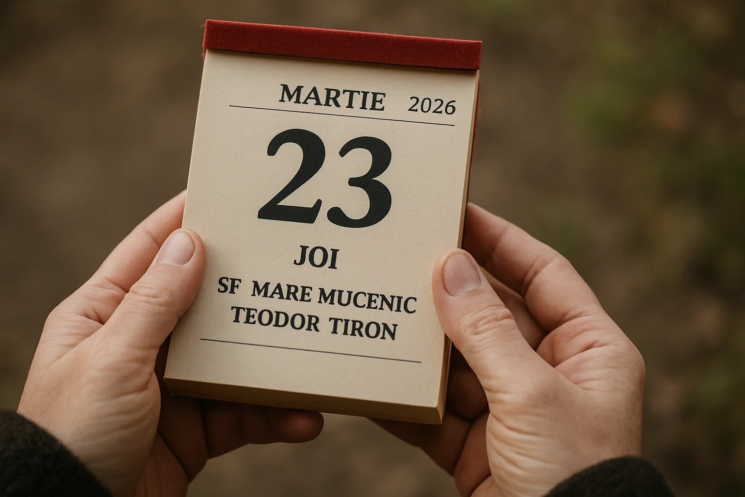Calendar ortodox – 2026-03-23