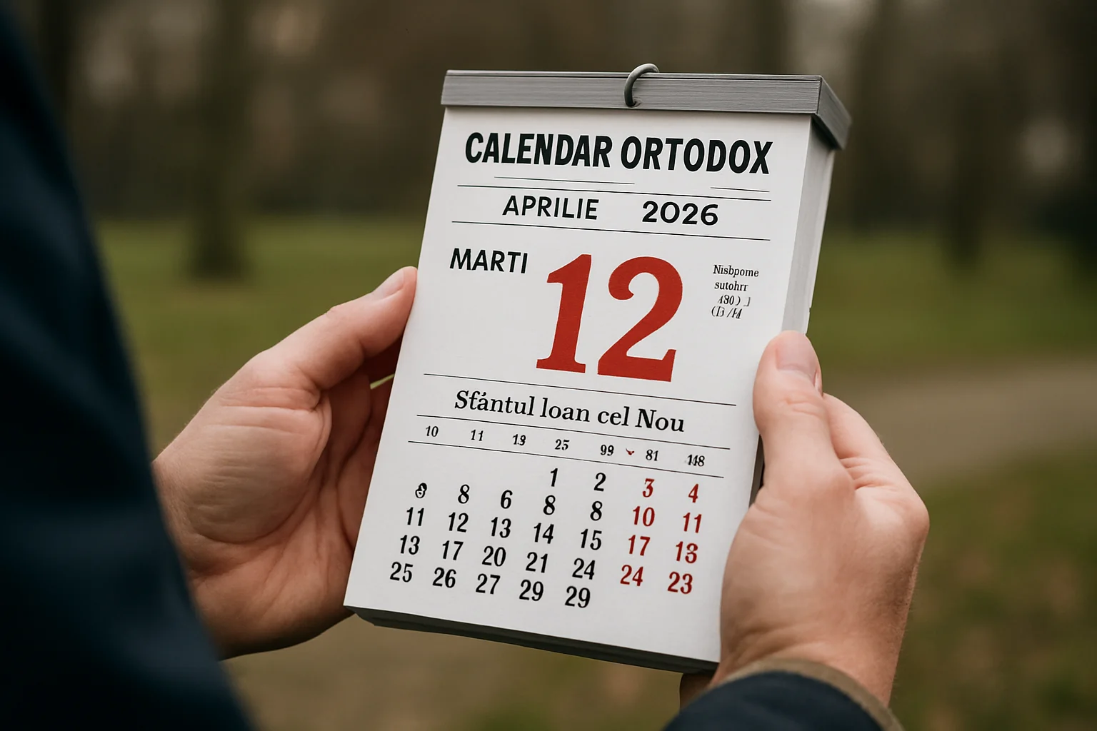 Calendar ortodox – 2026-04-12
