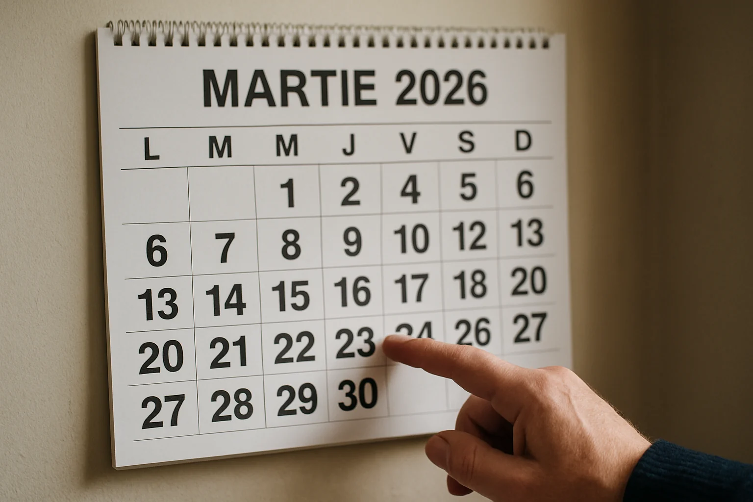 Calendar ortodox – 26 martie 2026
