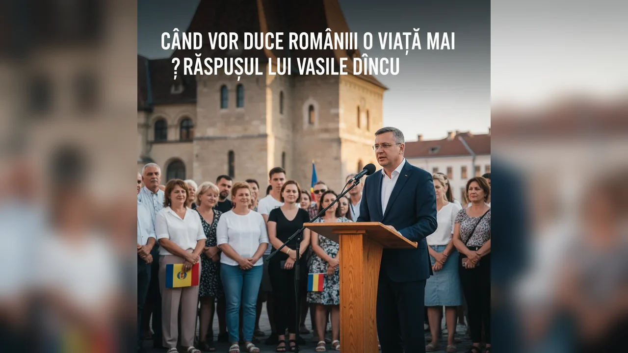 Când vor avea românii o viață mai bună? Declarațiile lui Vasile Dîncu