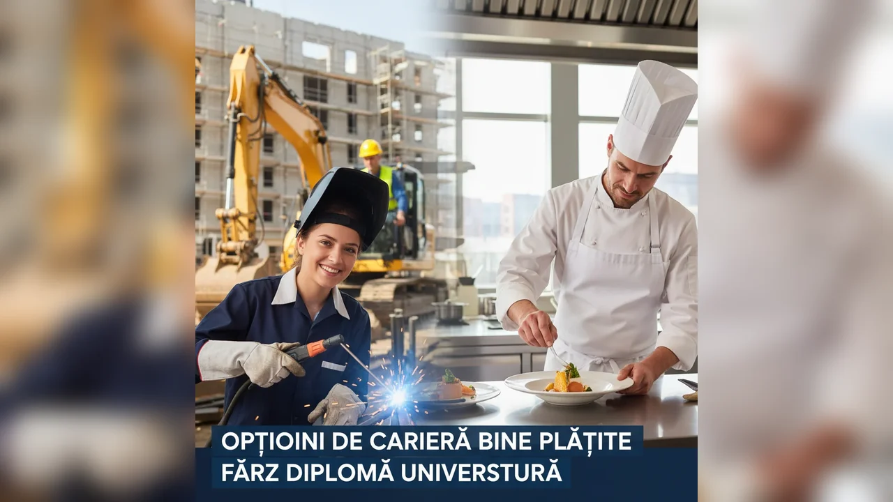 Cele mai bine plătite cariere locale care nu necesită diplomă universitară