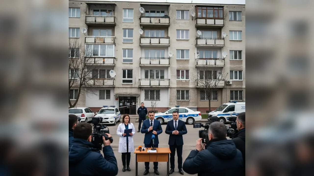 Clarificări medico-legale după dubla moarte dintr-un bloc din Deva