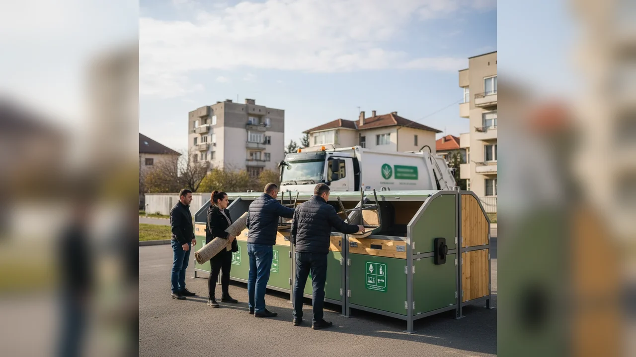 Colectarea deșeurilor voluminoase are o platformă nouă în Deva