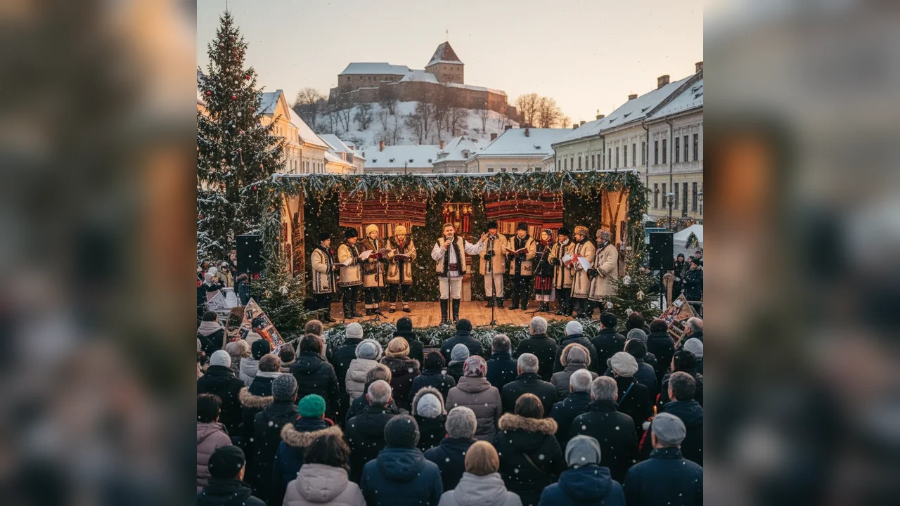 Concert de colinde la Deva cu Ștefan Hrușcă – Magia Crăciunului în oraș