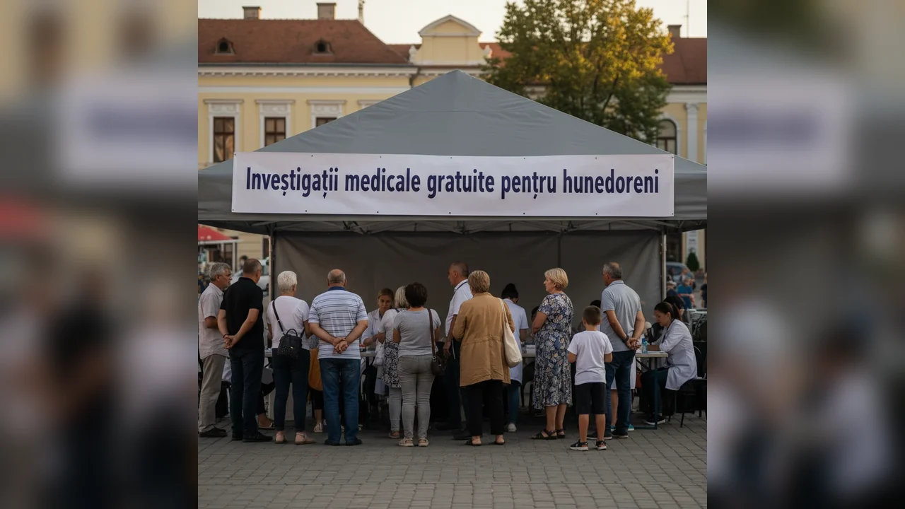 Consultații medicale gratuite pentru locuitorii din Hunedoara