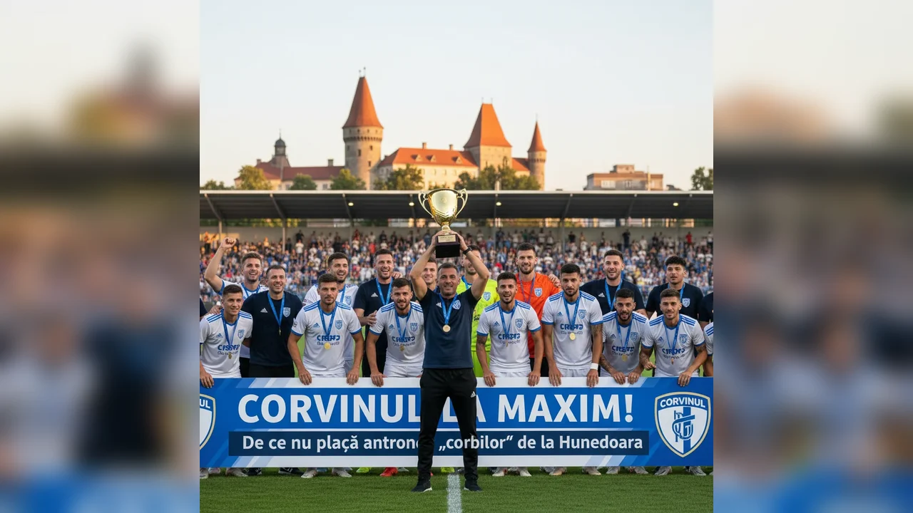 Corvinul Hunedoara în top! Motivele pentru care antrenorul corbilor rămâne la echipă
