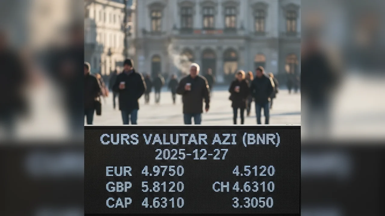 Curs valutar azi (BNR) – 2025-12-27