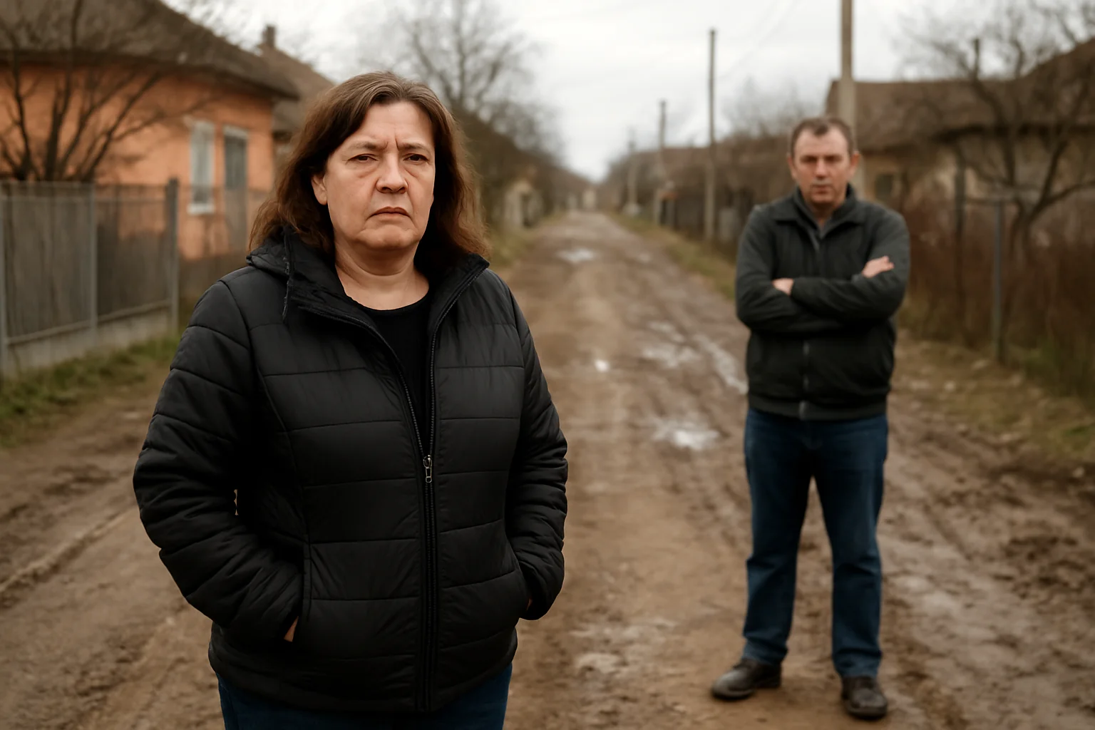 Daune morale pentru lipsa asfaltului pe stradă în Deva