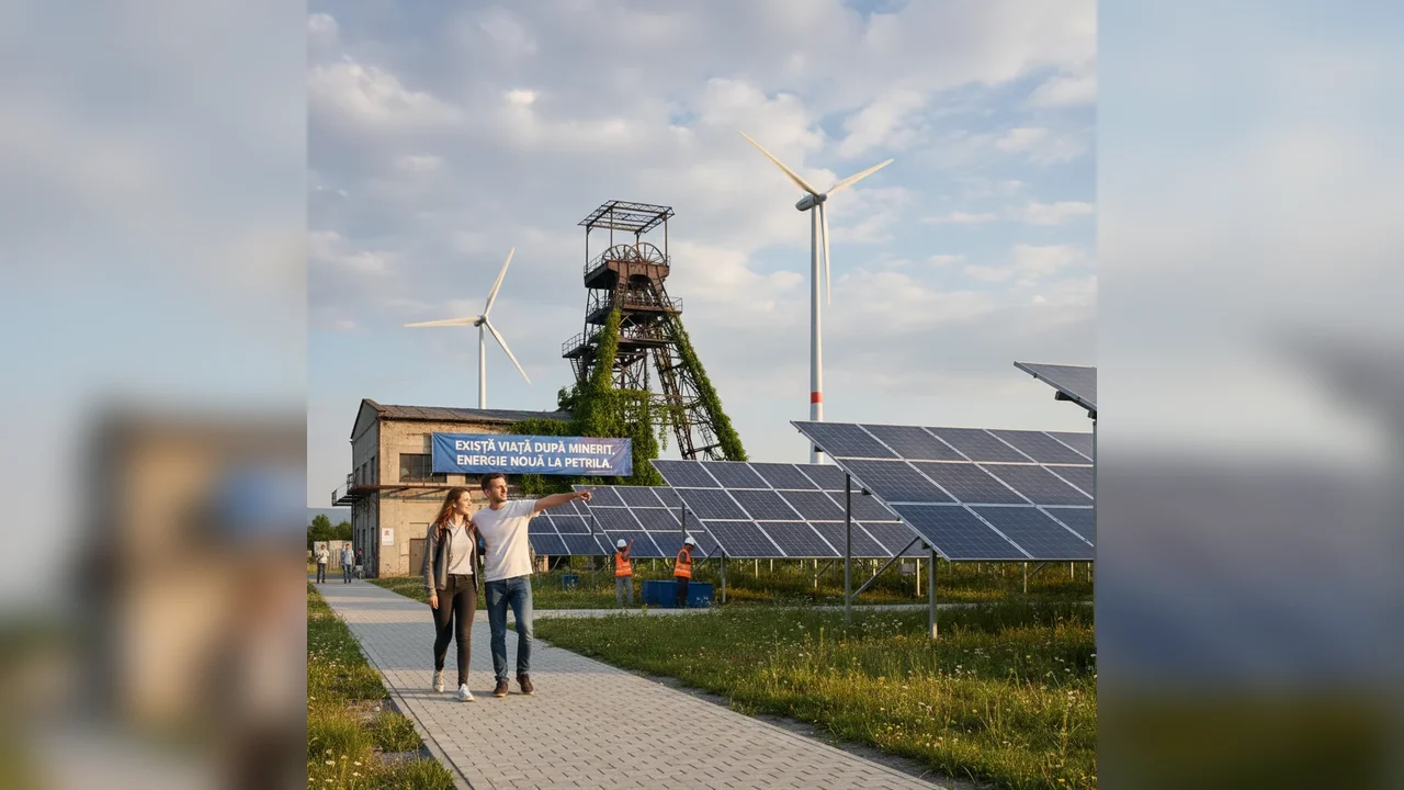 Descoperă viitorul energiei regenerabile la Petrila după închiderea mineritului