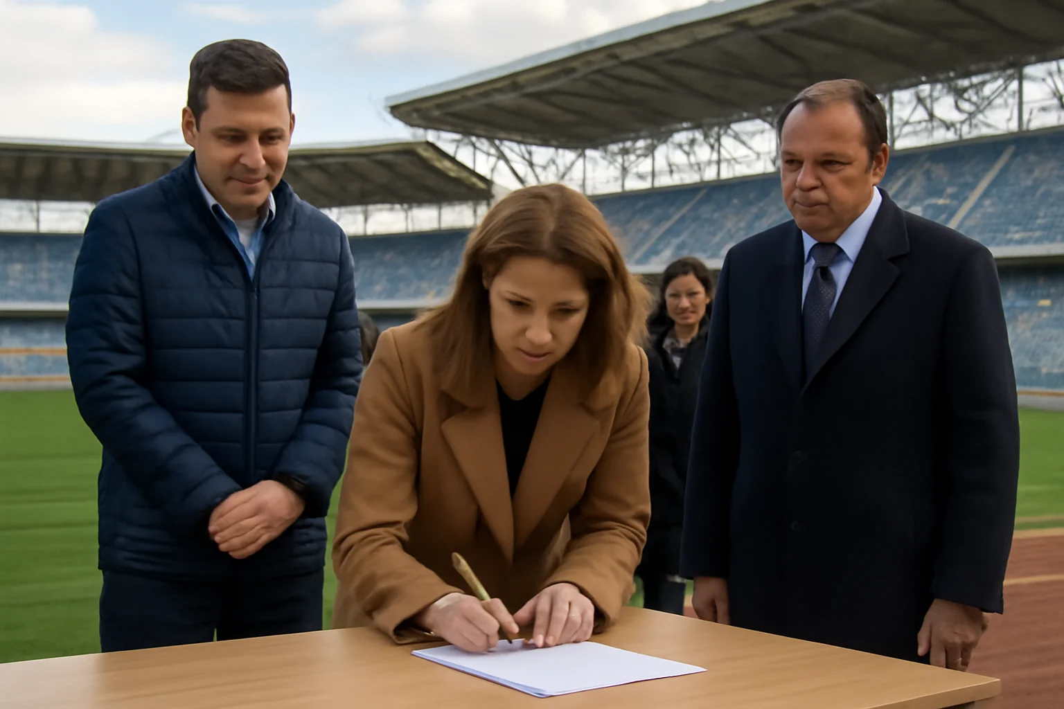 Deva: actul de investiție pentru noul stadion din Hunedoara, de aproape 64 de milioane de euro, a fost semnat
