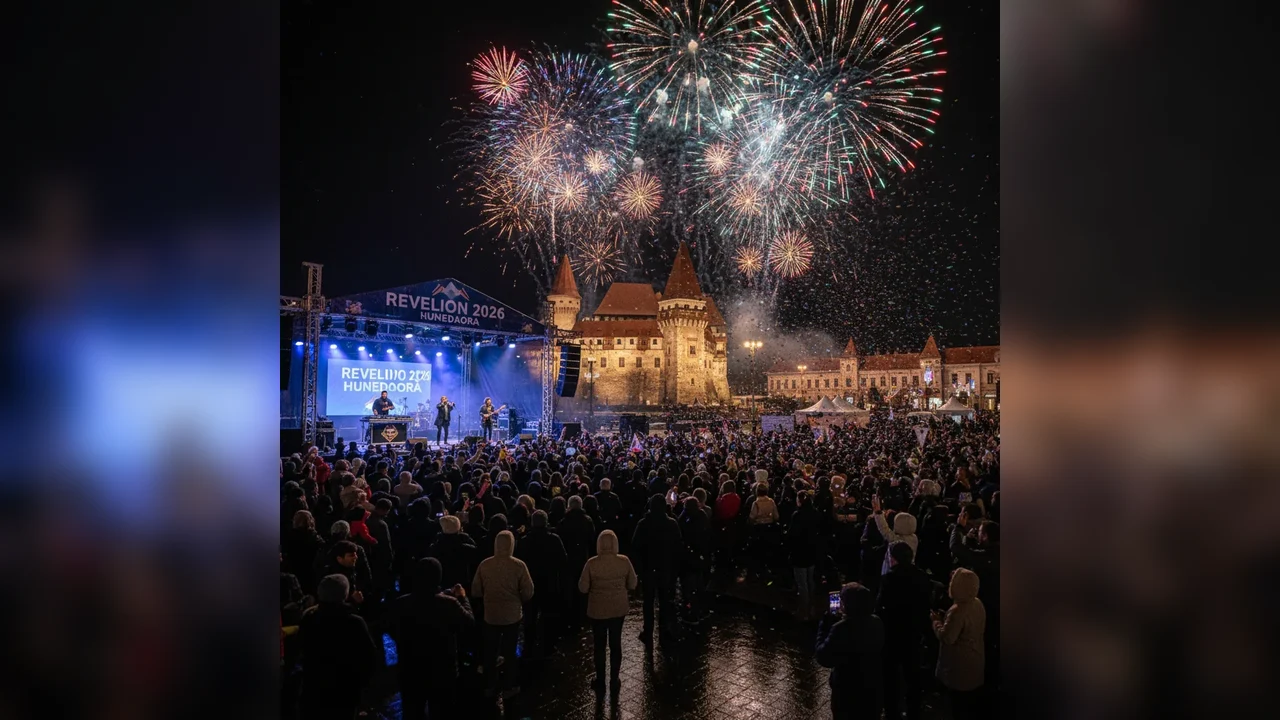 DJ Baxx, Compact și spectacol de focuri de artificii în centrul orașului