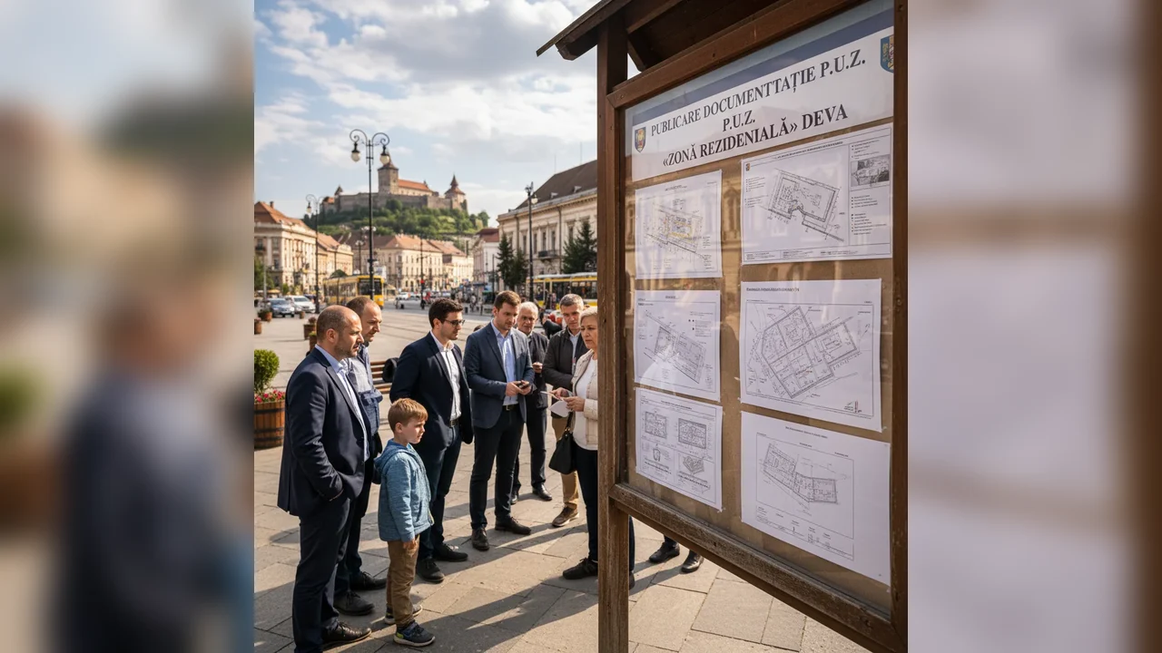 Documentația P.U.Z. pentru o nouă zonă rezidențială din Deva, disponibilă la consultare publică