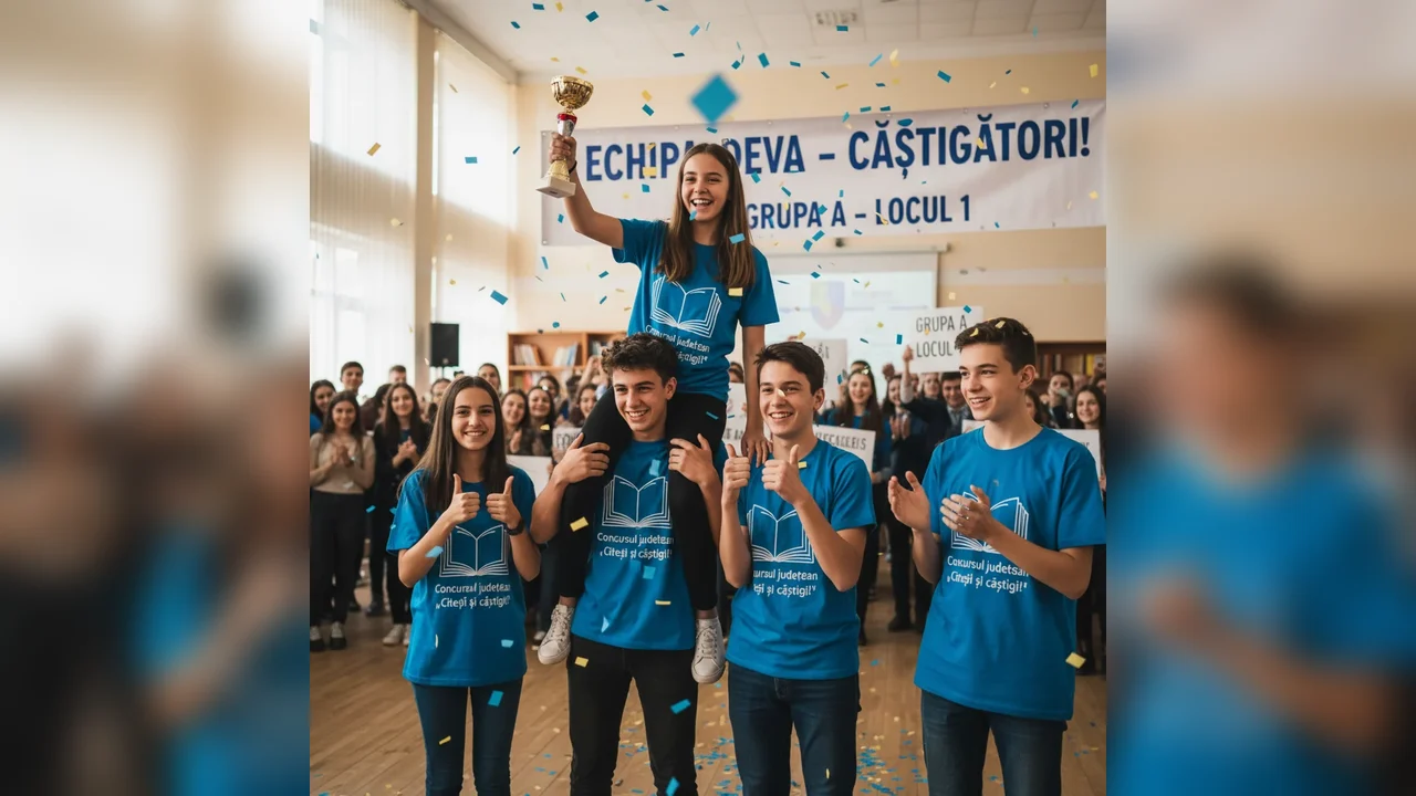 Echipa Colegiului Pedagogic „Regina Maria” din Deva urcă pe primul loc în grupa a 3-a la „Citești și câștigi!”