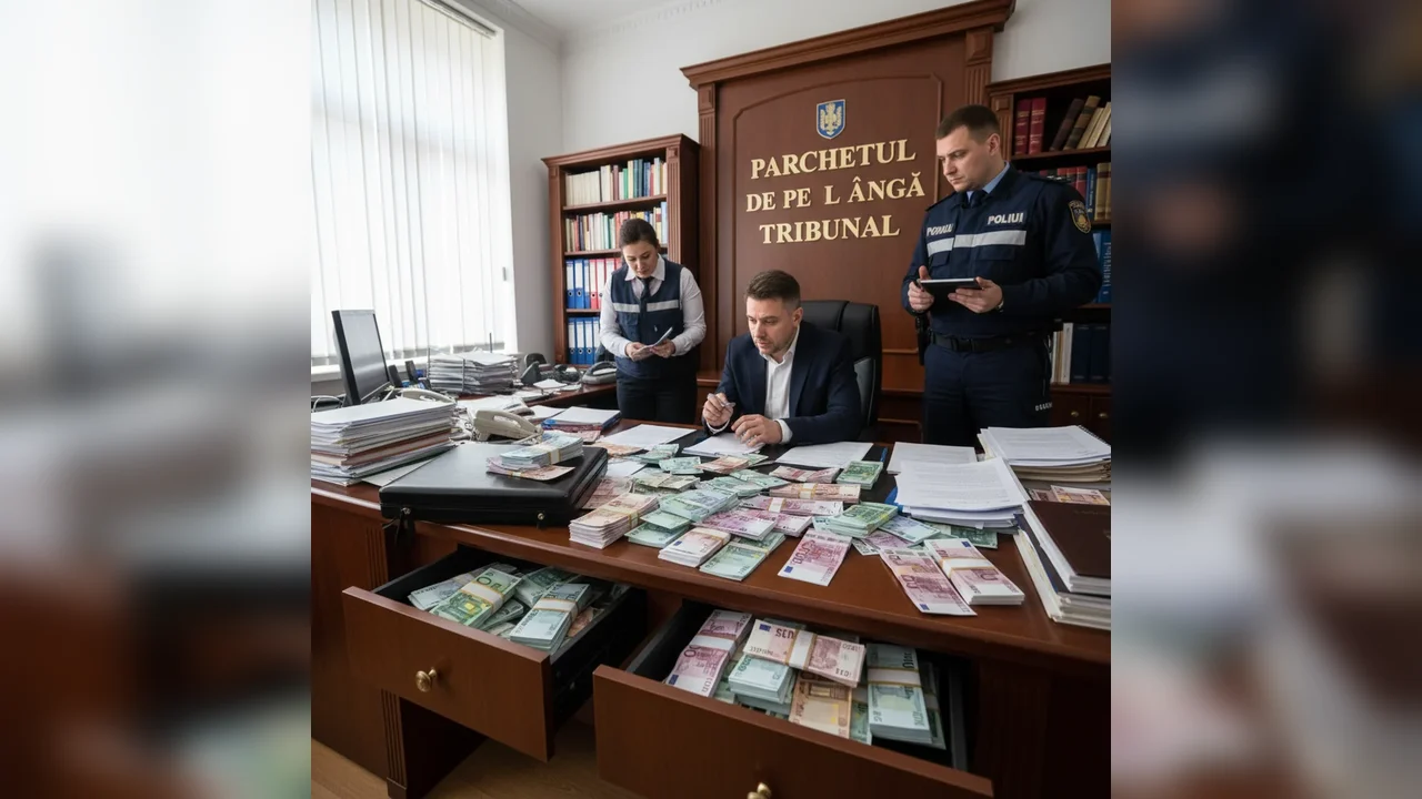Euro descoperiți în biroul unui procuror din Deva