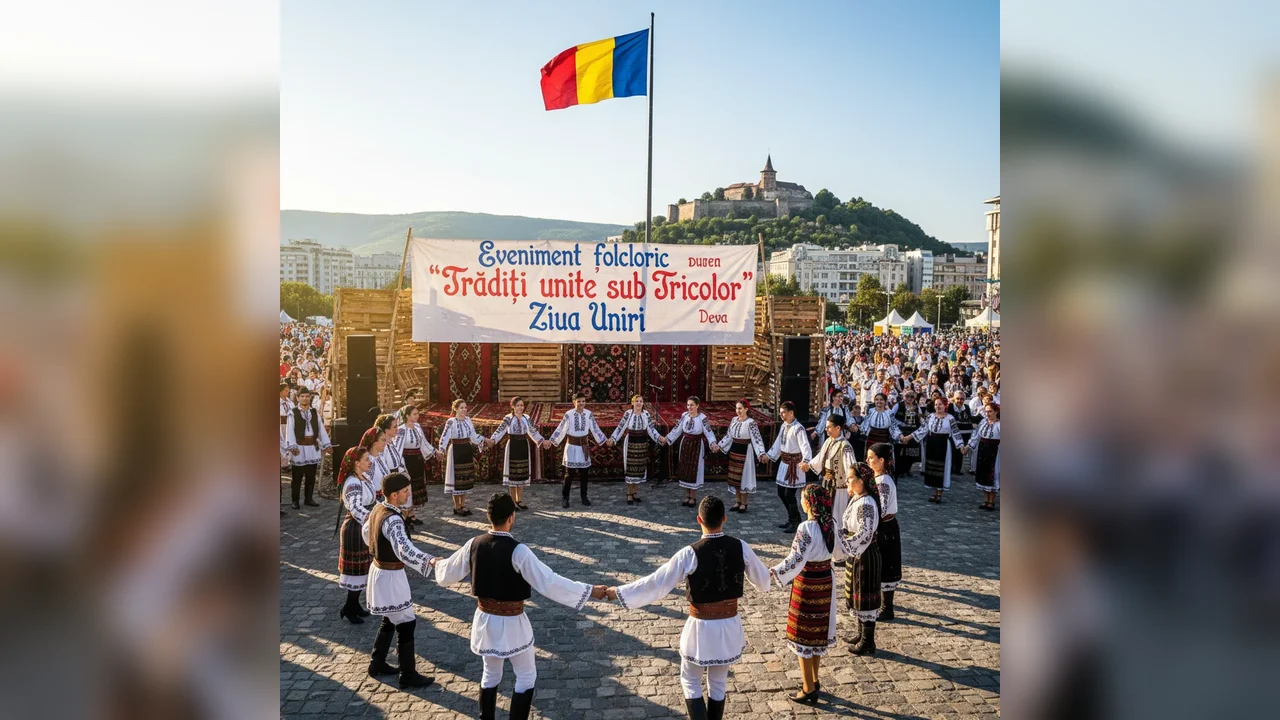 Evenimentul „Tradiții unite sub Tricolor” anunțat la Deva de Ziua Unirii Principatelor