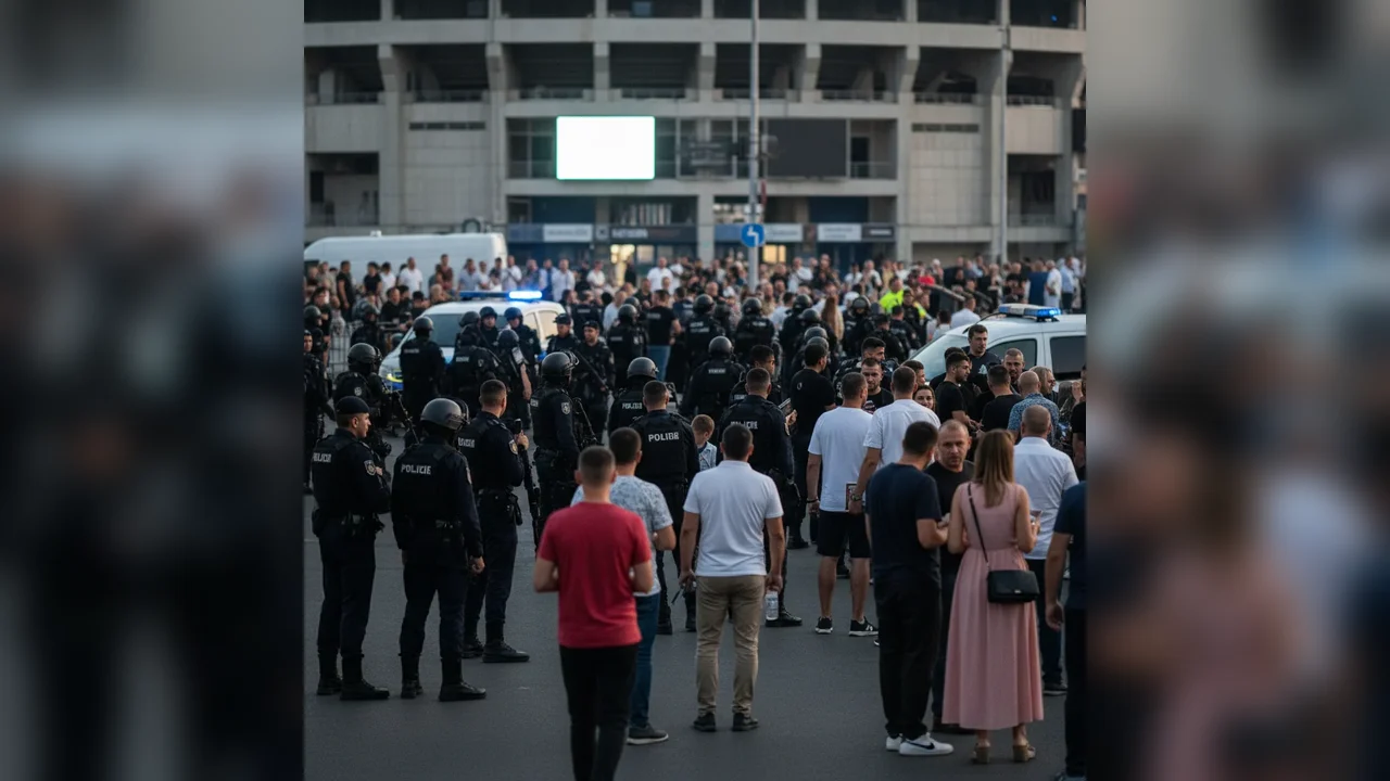 Forțele de ordine mobilizate impresionant la gala de box Deva