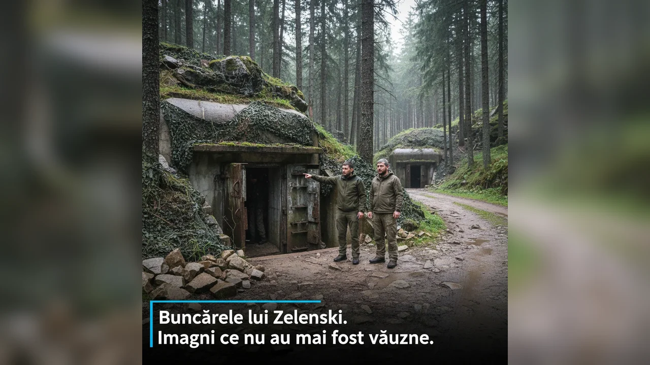 fotografii inedite din buncărele de război