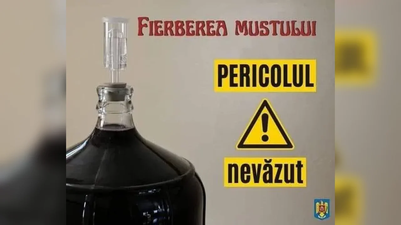 Fierberea mustului: CO2 fără culoare și miros, risc de pierdere a cunoștinței