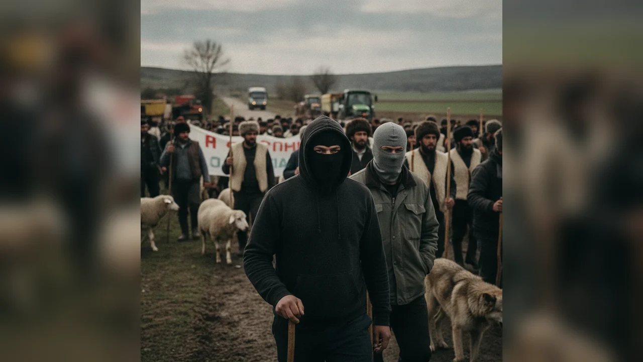 Indivizi cu cagule au provocat altercațiile la protestul oierilor