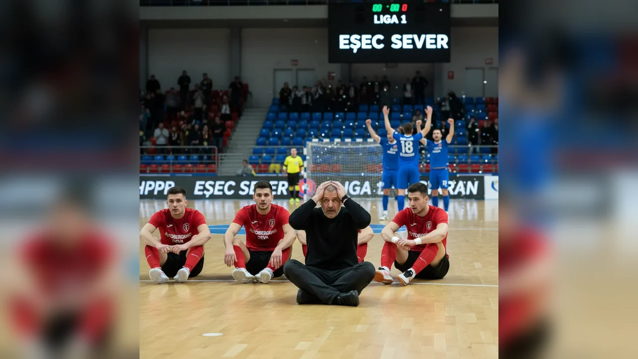 Înfrângere categorică pentru Autobergamo Deva în derby-ul etapei a XIII-a din Liga 1 de futsal