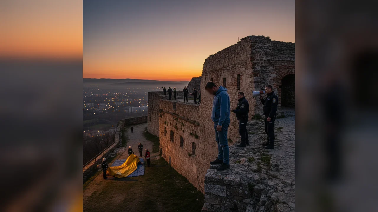 Intervenție la Cetatea Devei după un apel la 112 privind o tentativă de sinucidere