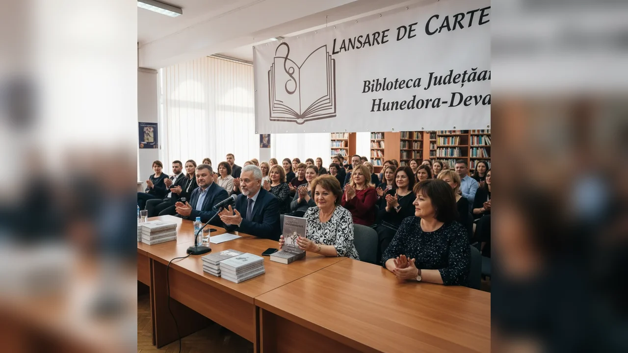 Lansarea volumului „Cristale de zahăr” la Biblioteca Județeană din Deva, anunțată pentru 12 februarie 2026