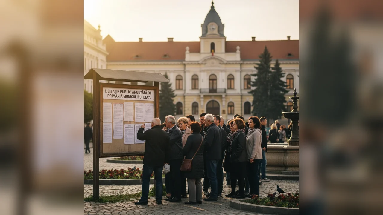 Licitație publică anunțată la Deva de Primăria municipiului