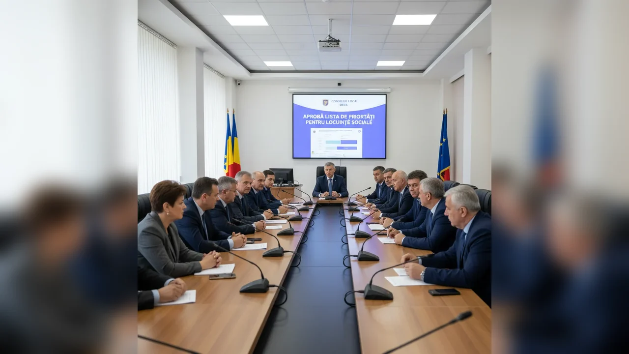Lista de priorități pentru locuințe sociale, aprobată de Consiliul Local Deva