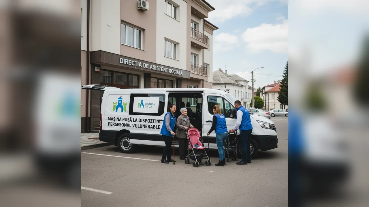 Mașină pentru deplasări urgente destinată persoanelor vulnerabile, disponibilă în Deva
