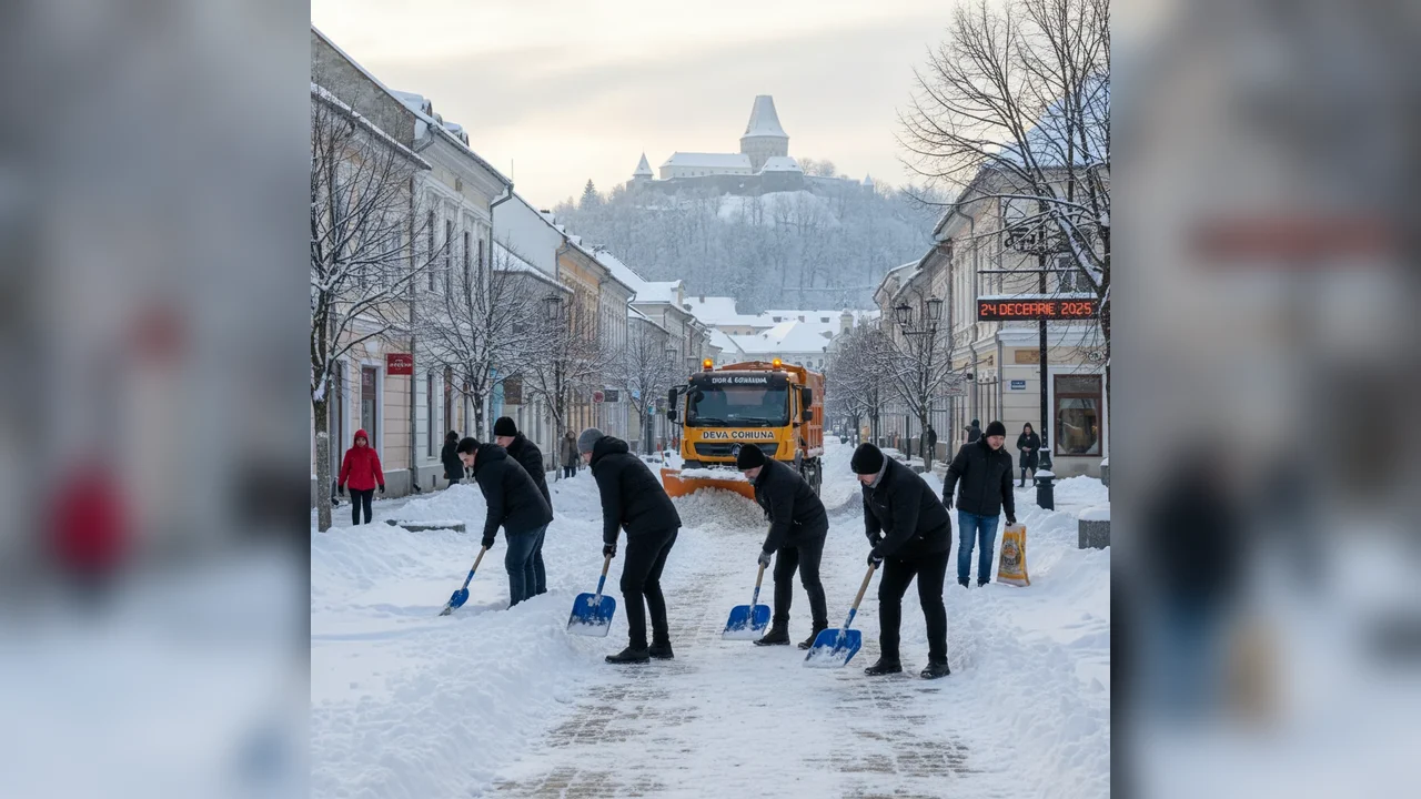 Măsuri practice pentru iarnă în Deva — 24 decembrie 2025