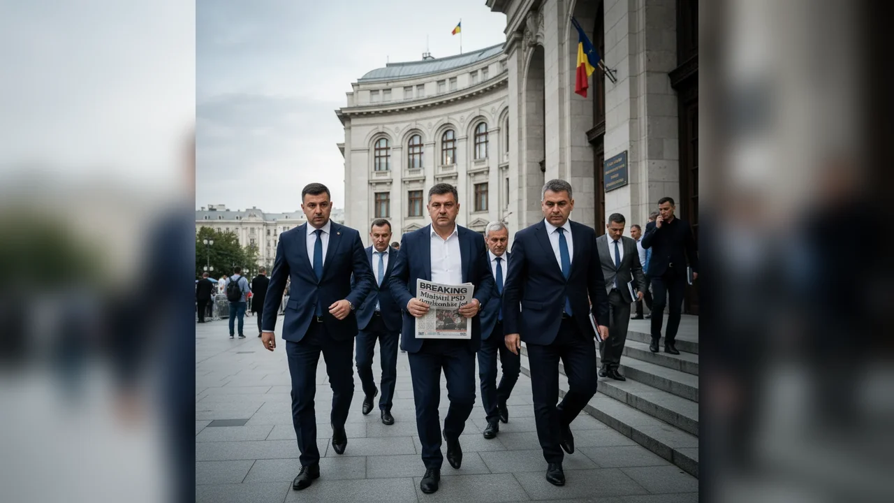Miniștrii PSD anunță demisii surprinzătoare joi