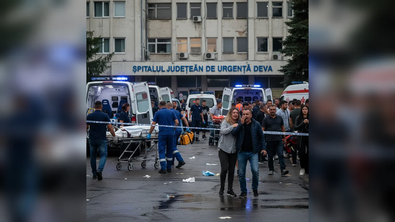 Momente dramatice la Spitalul de Urgență din Deva