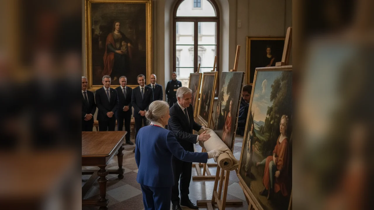 Opere de artă furate din Italia, recuperate în România