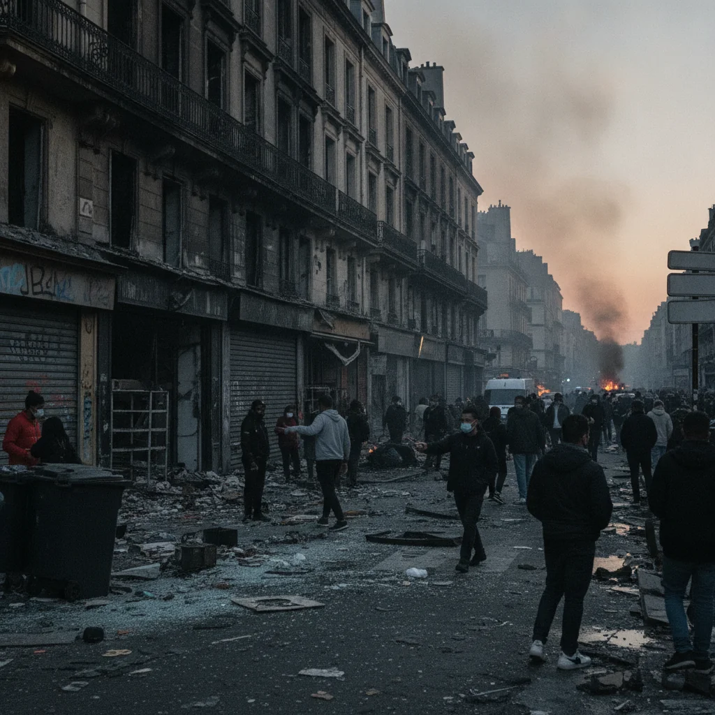 Paris: 400 de arestări la protestele din 7 octombrie 2023