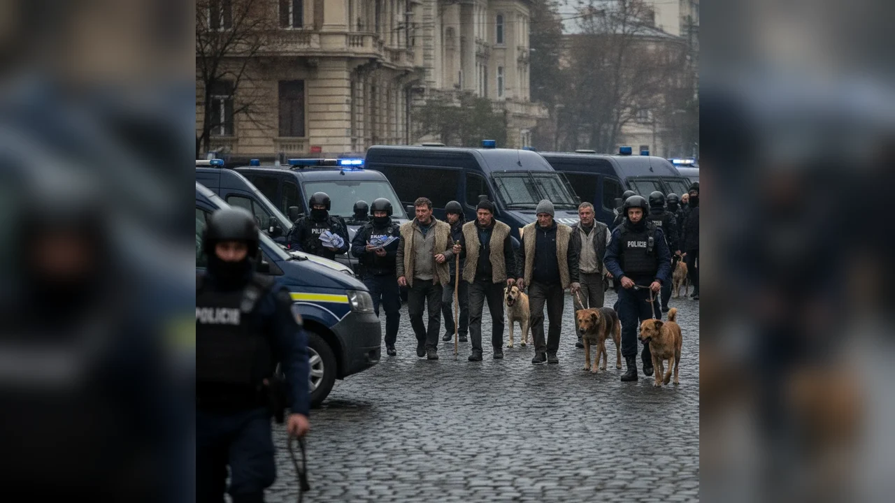 Percheziții în Deva și alte 14 județe, după violențele de la protestul ciobanilor