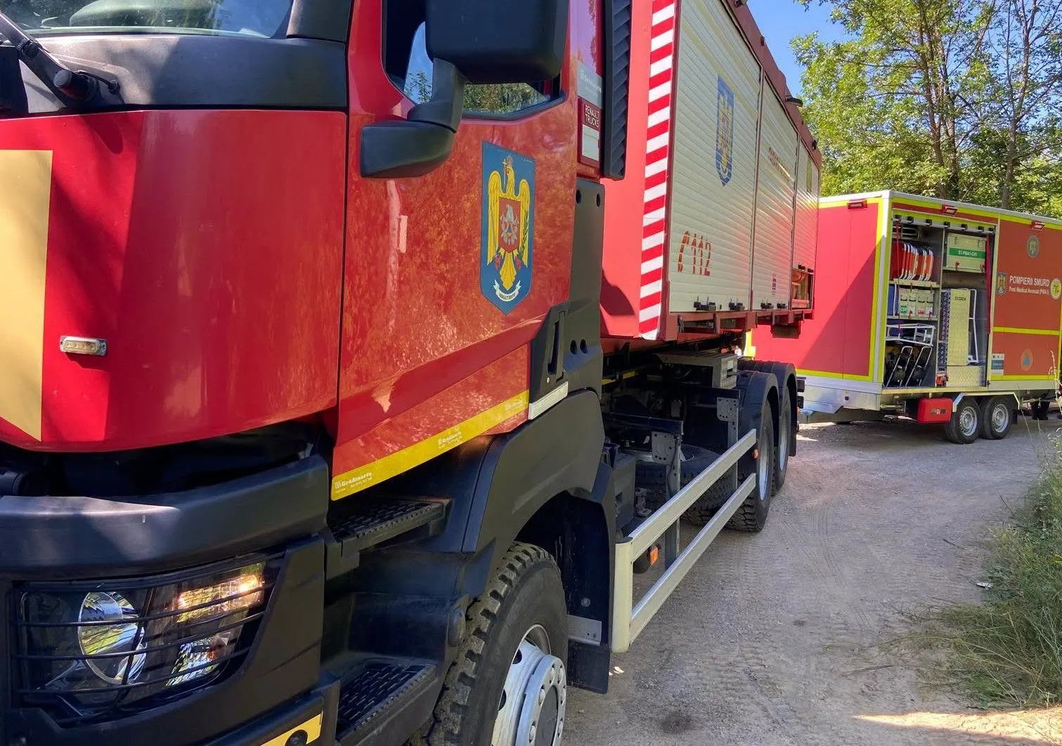Petroșani: incendiu la un apartament de la etajul 4, 24 de locatari evacuați