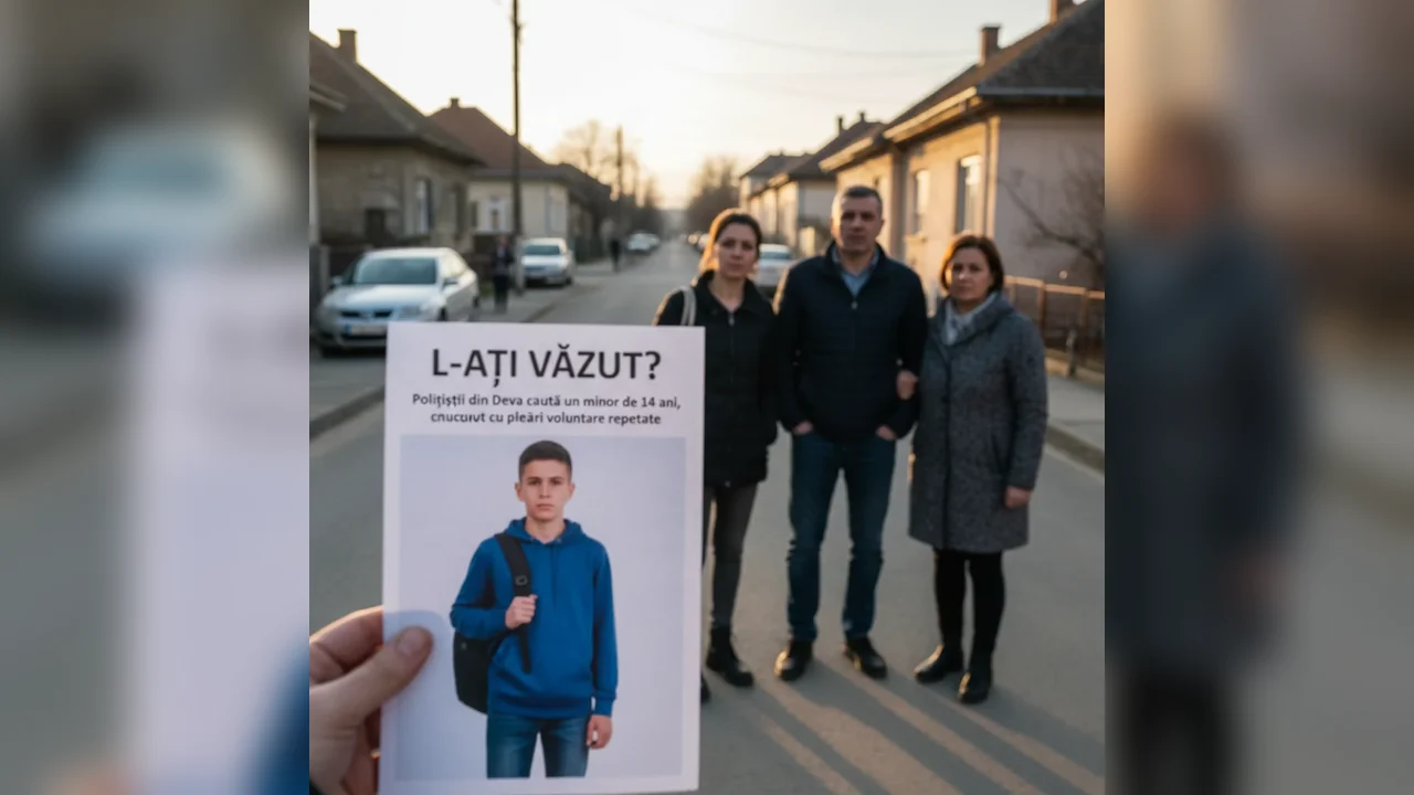 Poliția continuă căutările pentru adolescentul cu plecări voluntare repetate