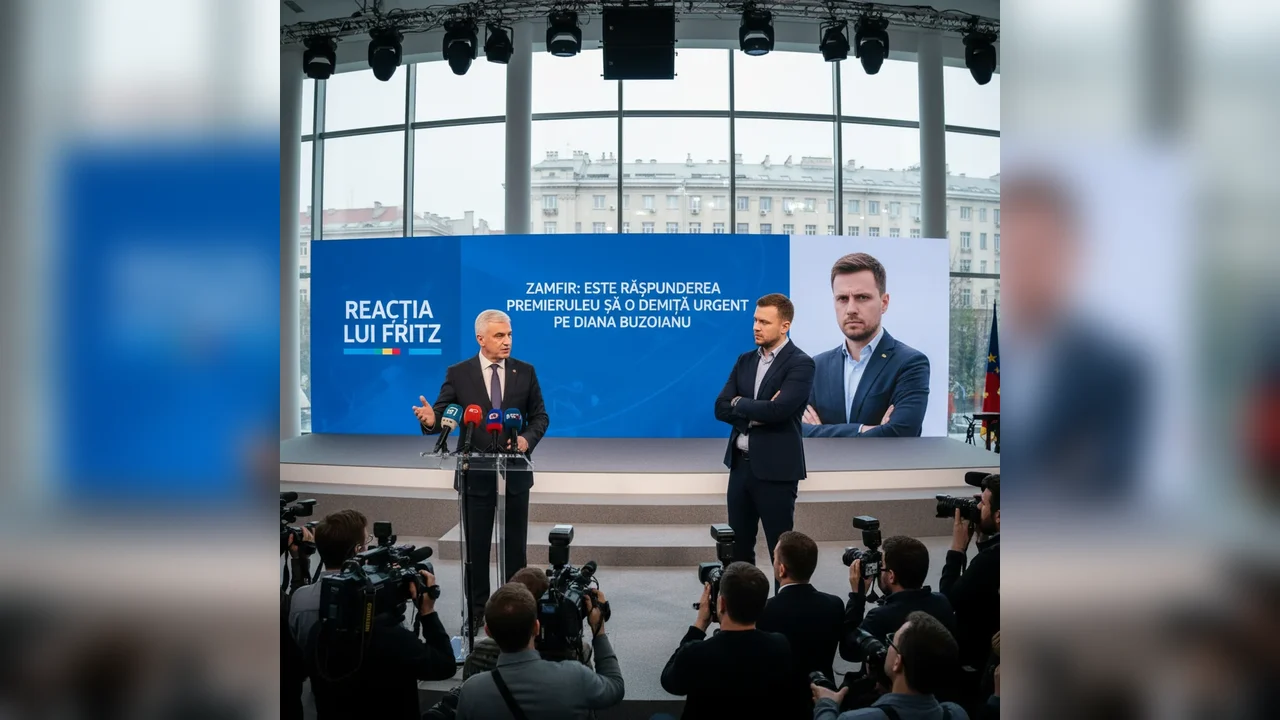 Premierul trebuie să o demită imediat pe Diana Buzoianu – Răspunsul lui Fritz