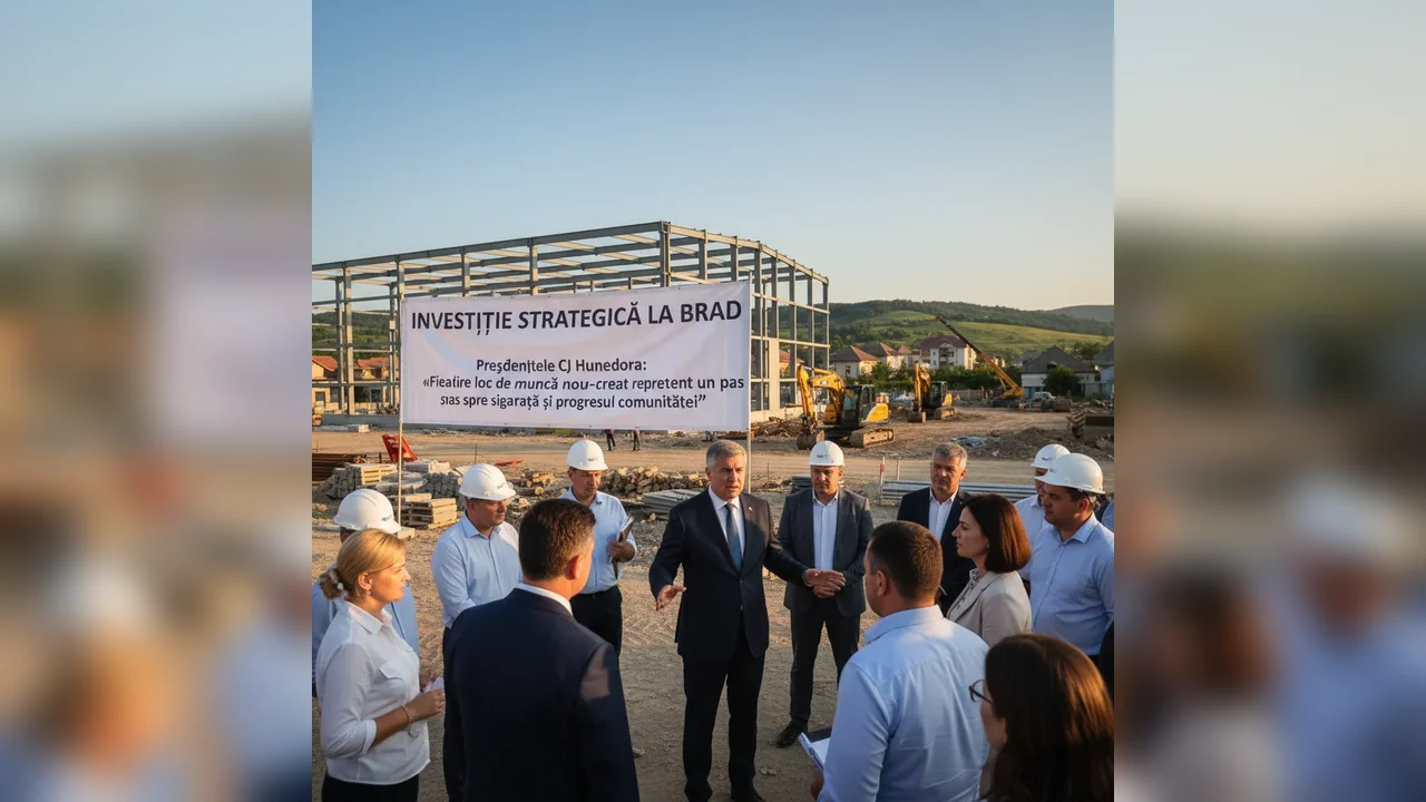 Președintele CJ Hunedoara evidențiază impactul locurilor de muncă noi pentru siguranța și dezvoltarea comunității