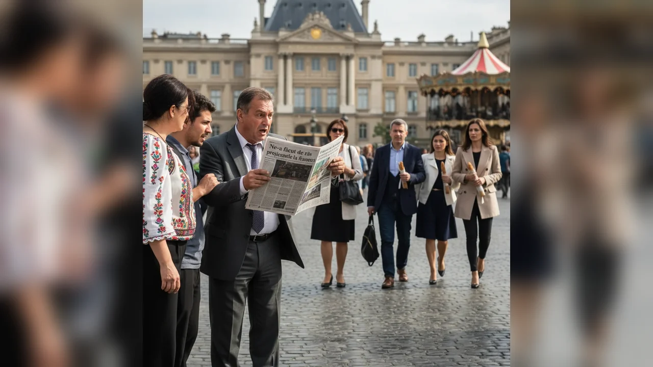 Președintele ne-a făcut de râs în fața francezilor