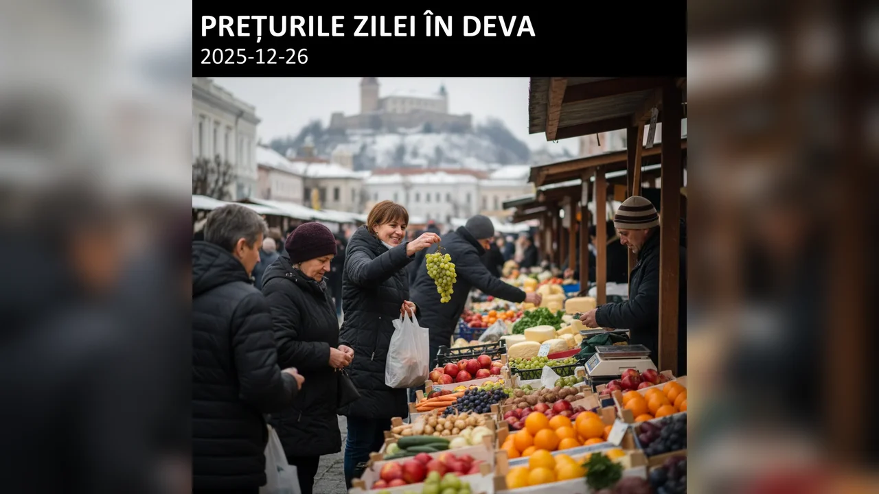 Prețurile zilei în Deva – 2025-12-26