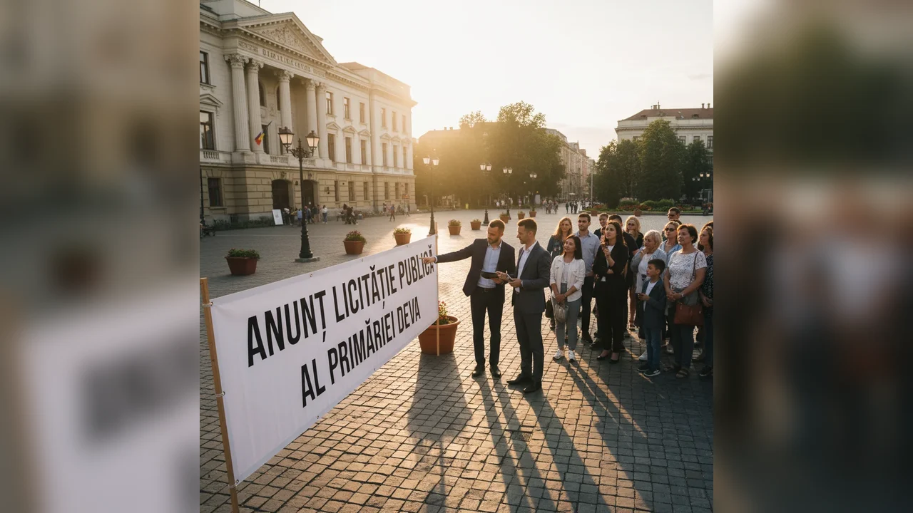 Primăria Deva anunță licitație publică pentru un nou contract al administrației locale