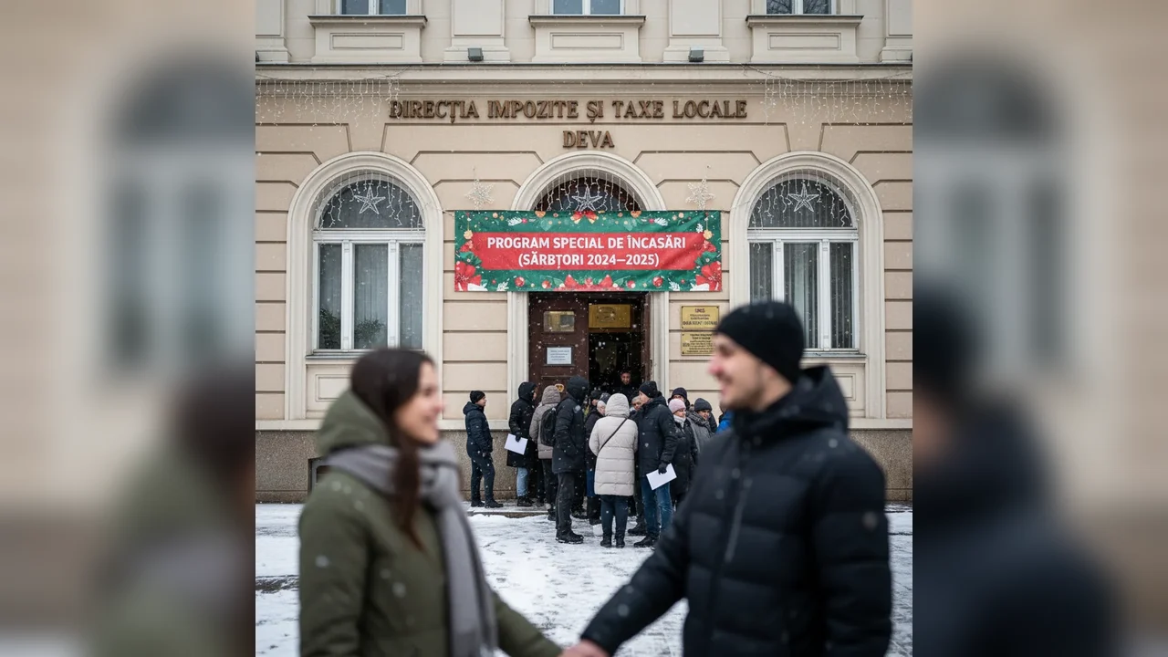 Program special de încasări la Direcția Impozite și Taxe Locale Deva în perioada sărbătorilor
