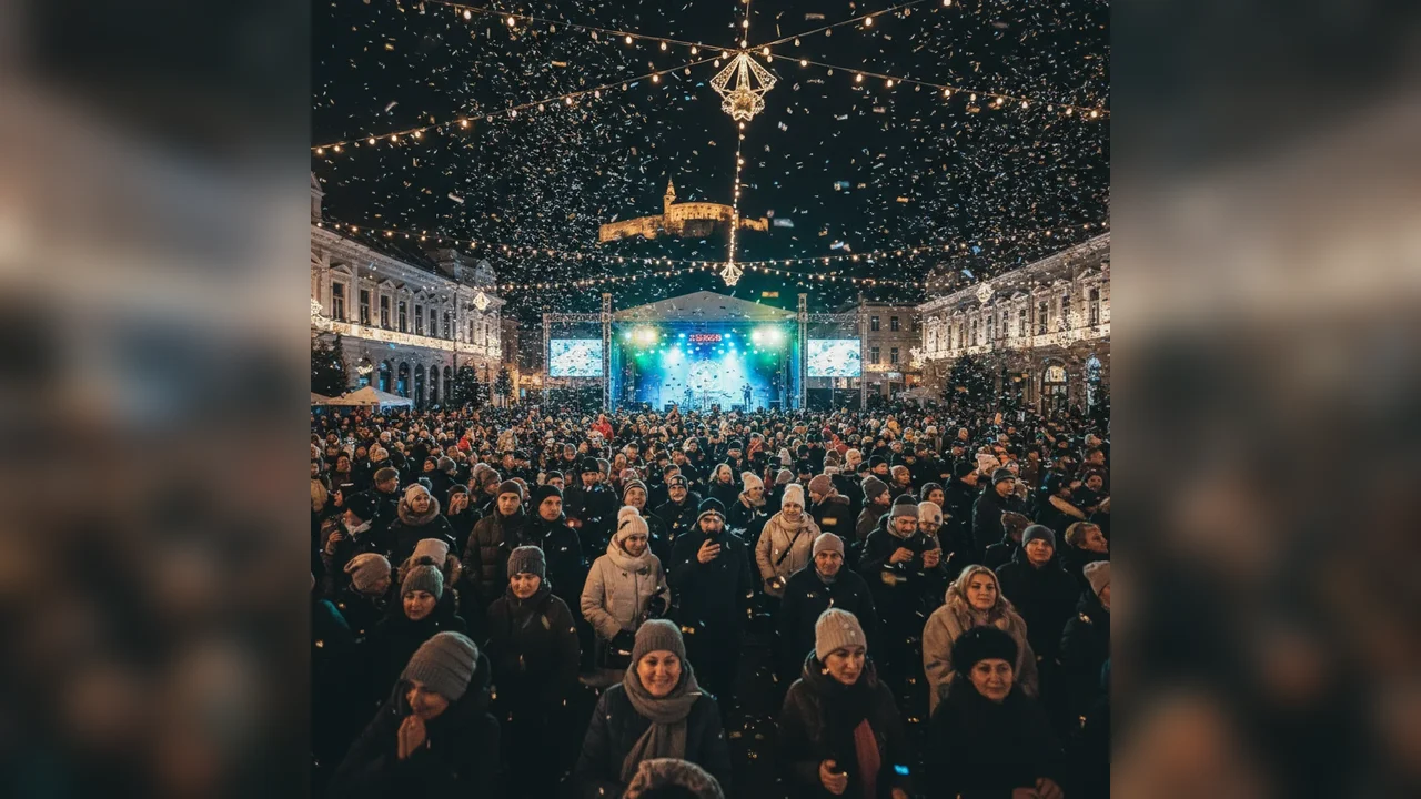 Revelion 2026 în Piața Unirii din Deva: concert The Urs, trupe locale și show de lasere