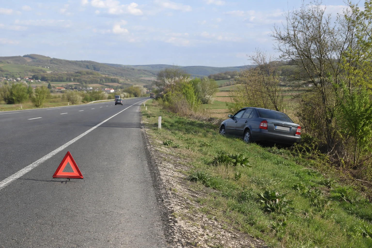Săcămaș, DN 7: copil de 9 ani și șofer de 53 de ani, duși la spital