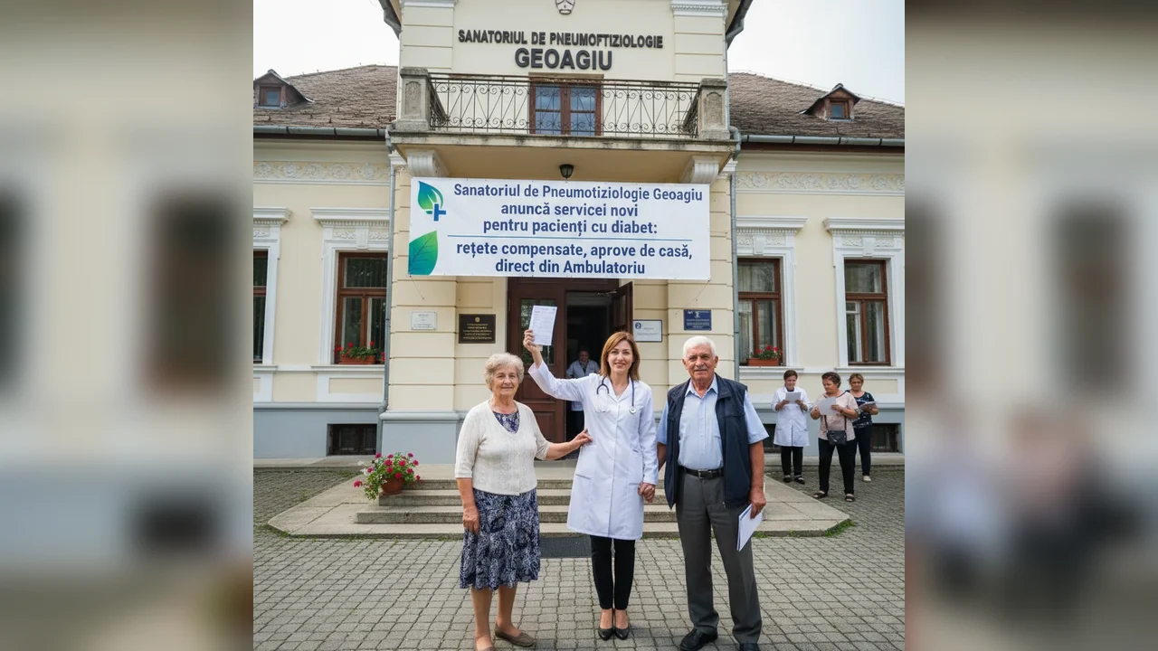 Sanatoriul de Pneumoftiziologie Geoagiu oferă rețete compensate pentru diabetici, direct în Ambulatoriu, aproape de casă